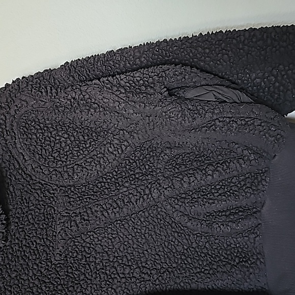 Victoria's Secret oversized XS plush sherpa black zipup Mobwife jacket - Picture 9 of 12